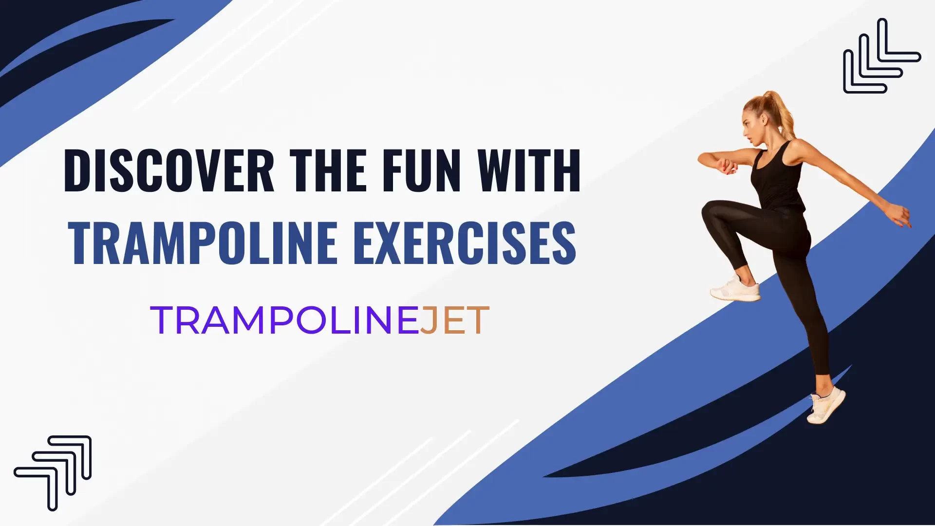 Fun with trampoline exercises
